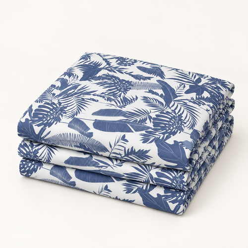 COLCHA HOME Coastal Leaves BOTANICA Collection Bedsheet