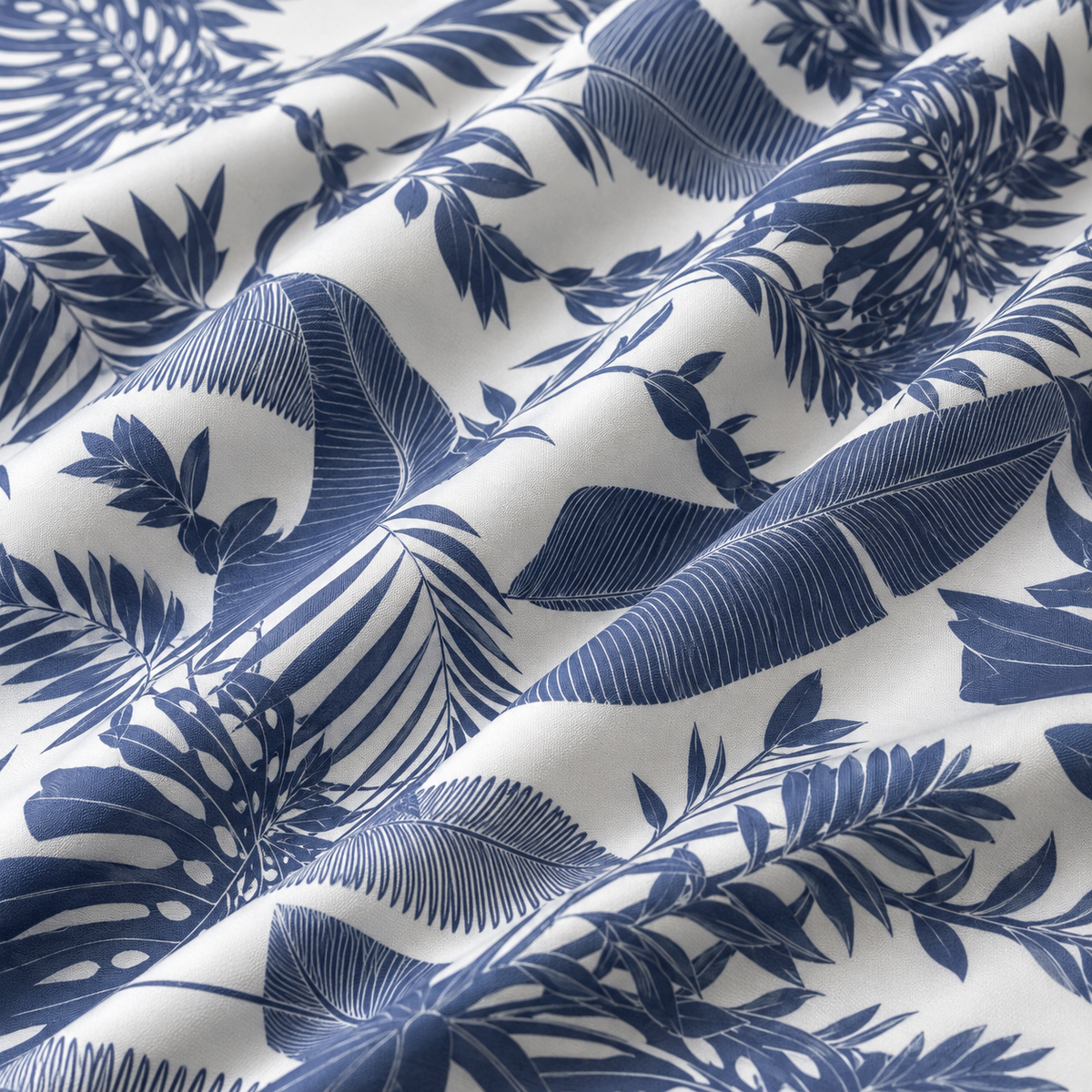 COLCHA HOME Coastal Leaves BOTANICA Collection Bedsheet