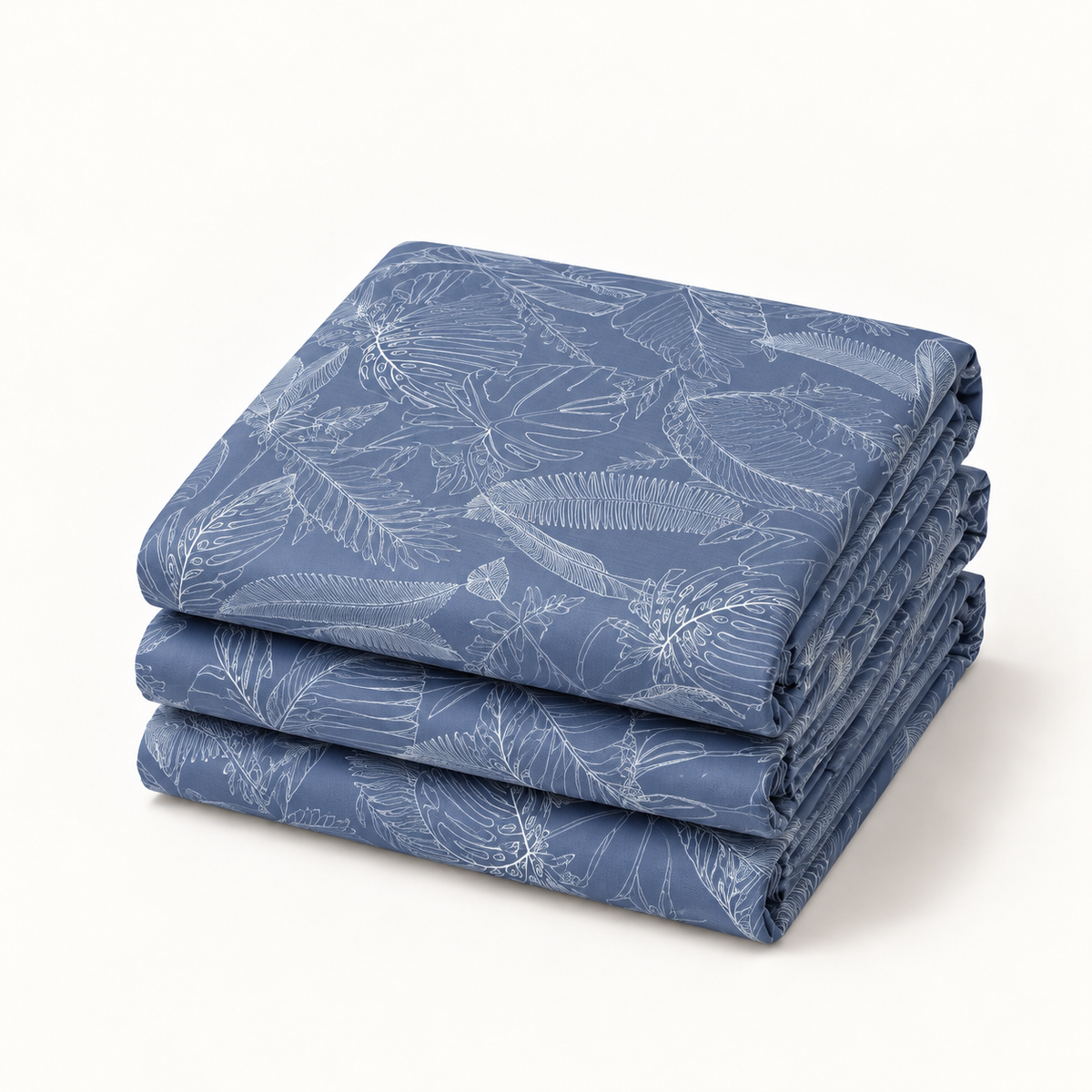 COLCHA HOME Dusky Leaves BOTANICA Collection Bedsheet
