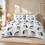 Indigo Leaves Filled Duvet