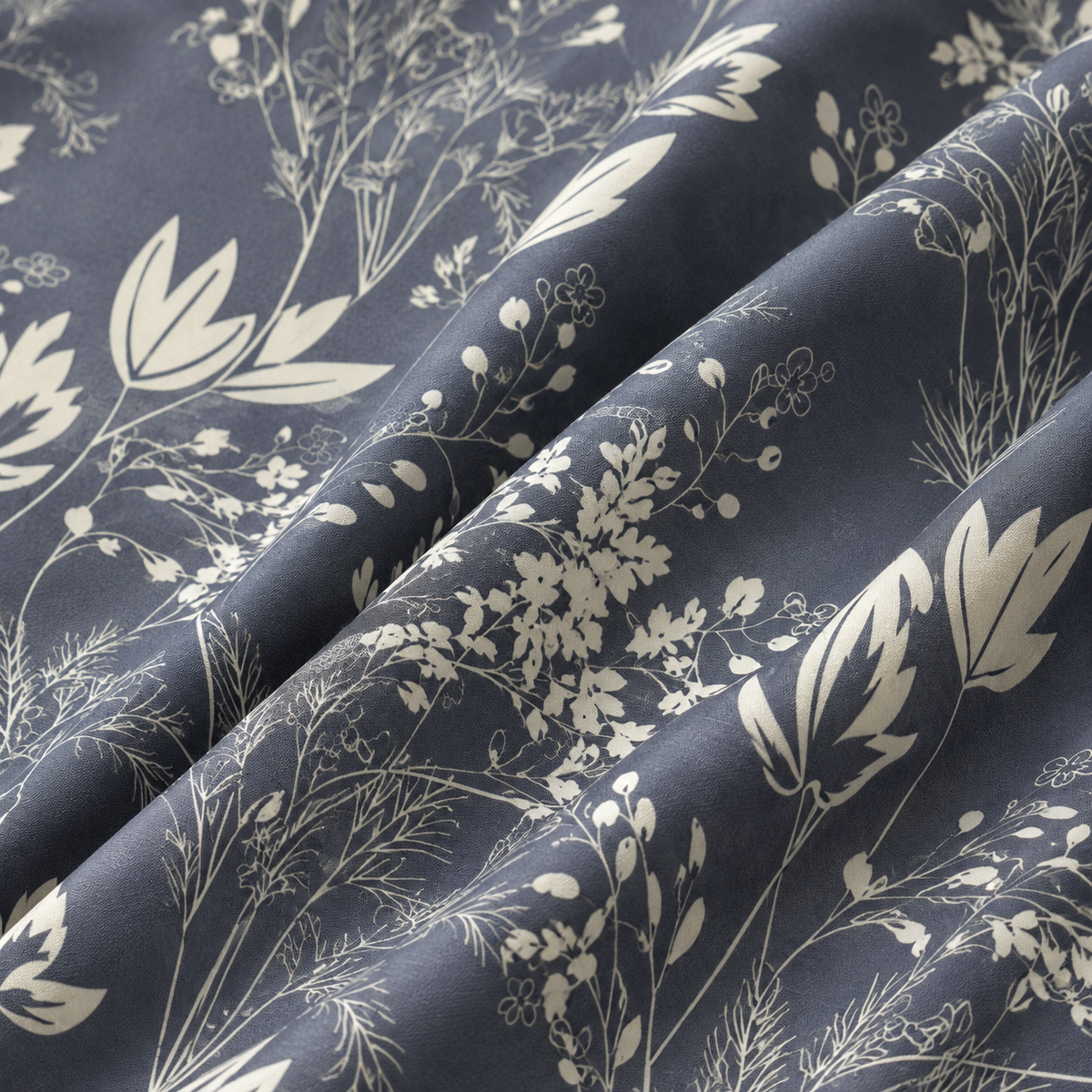 COLCHA HOME Midnight Meadow BOTANICA Collection Bedsheet