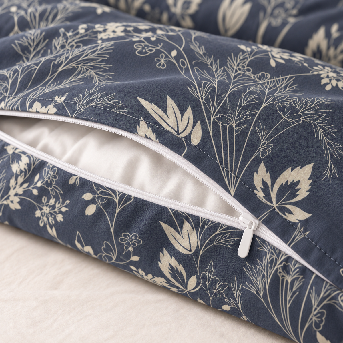 COLCHA HOME Midnight Meadow BOTANICA Collection Duvet Cover