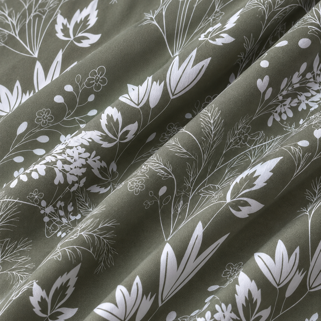 COLCHA HOME Sage Meadow BOTANICA Collection Bedsheet