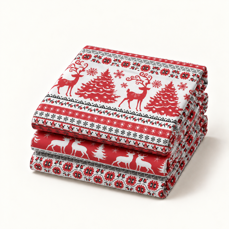 Festive Forest Bedsheet product photograph