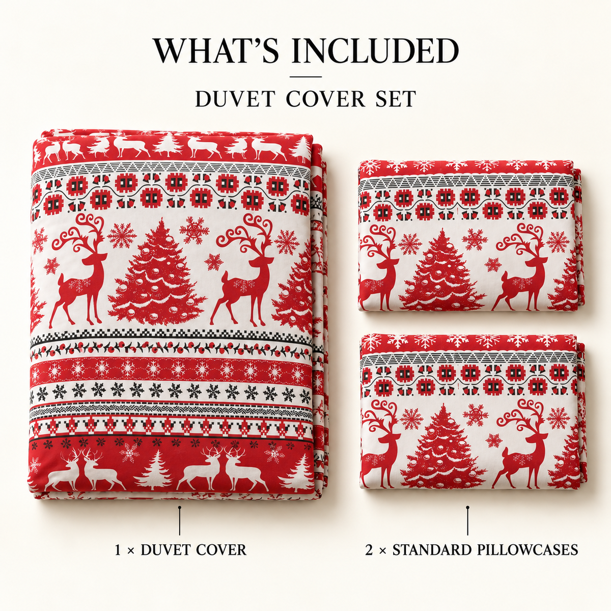 Festive Forest Duvet Cover fabric and set information