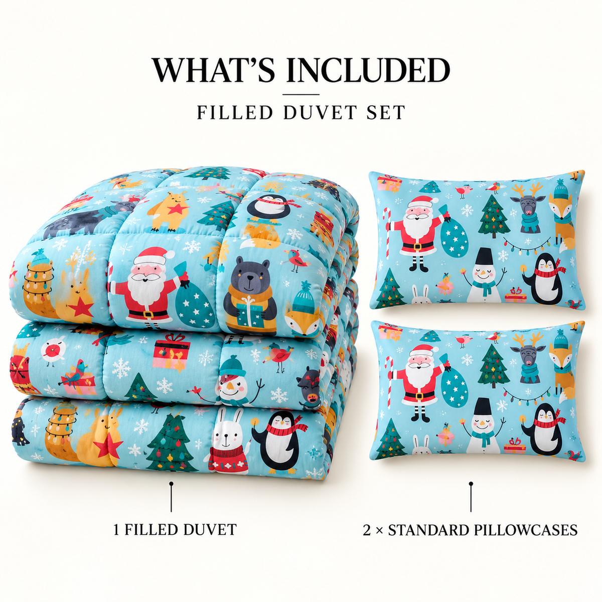 Winter Friends — Filled Duvet