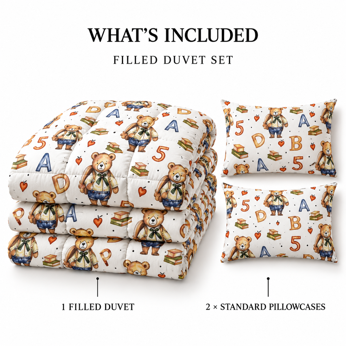 Back to School Filled Duvet