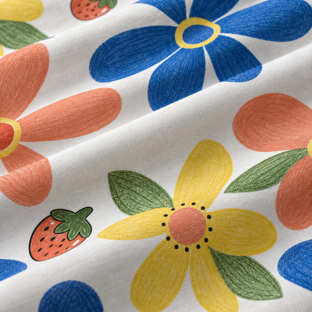 COLCHA LITTLE Berry Bloom kids bedsheet