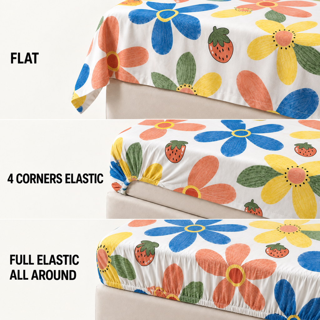 COLCHA LITTLE Berry Bloom kids bedsheet