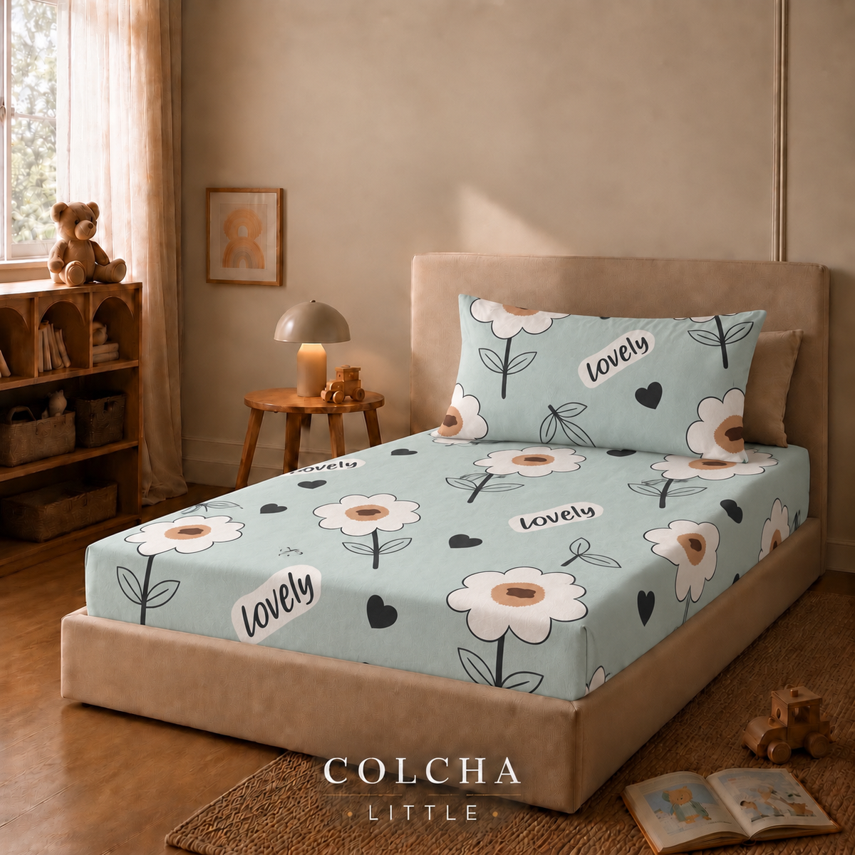 COLCHA LITTLE Daisy Love kids bedsheet