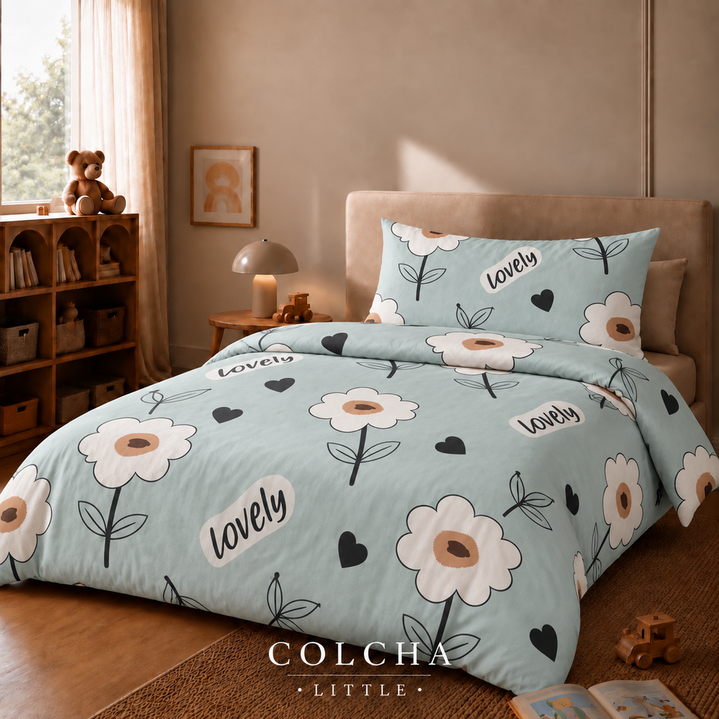 COLCHA LITTLE Daisy Love kids bedsheet