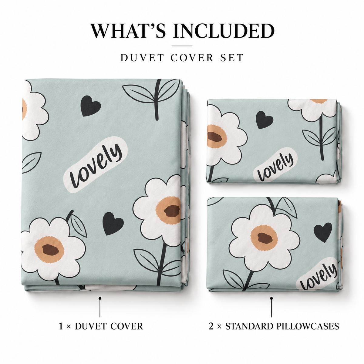 COLCHA HOME Daisy Love COLCHA LITTLE duvet cover set.