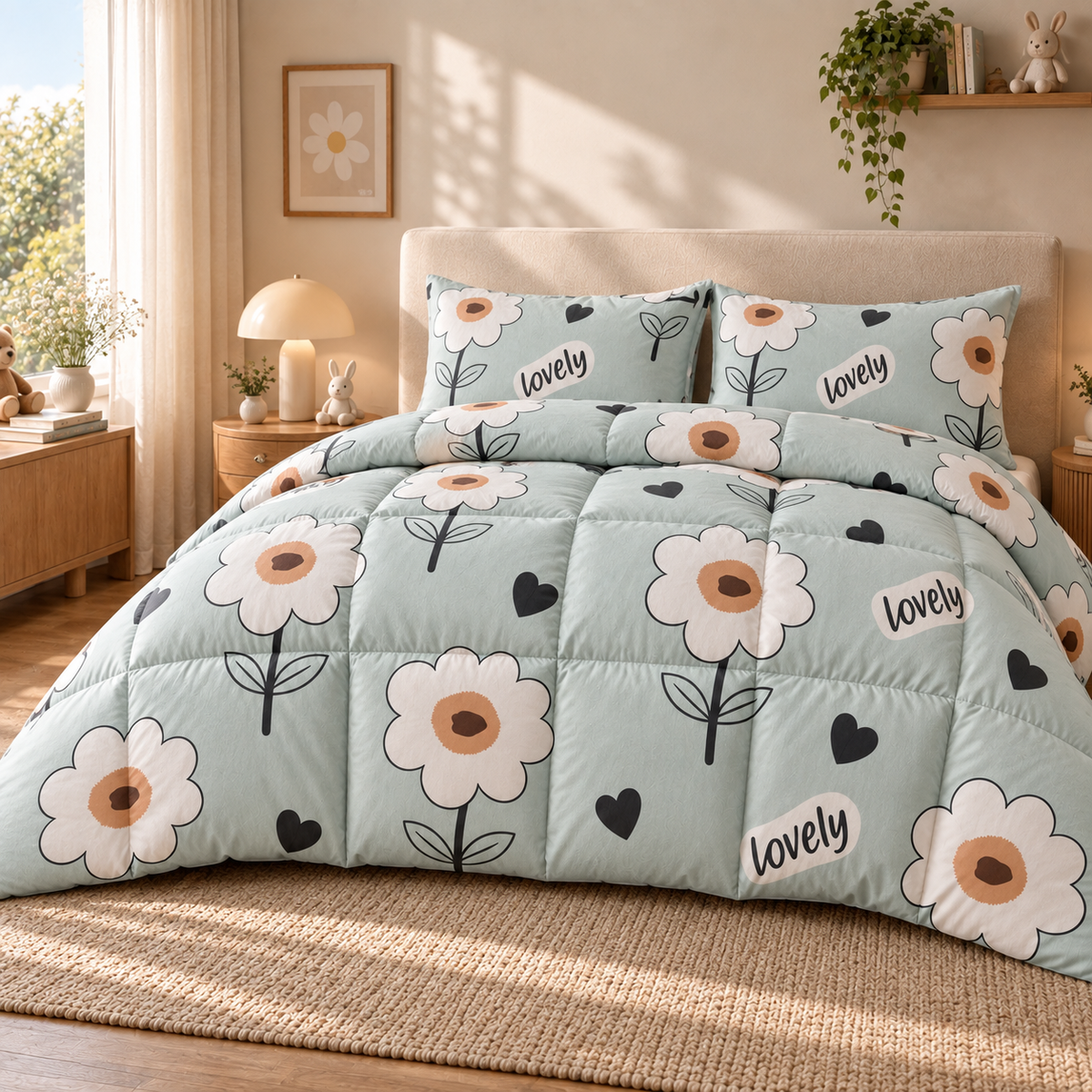 COLCHA HOME Daisy Love COLCHA LITTLE filled duvet.