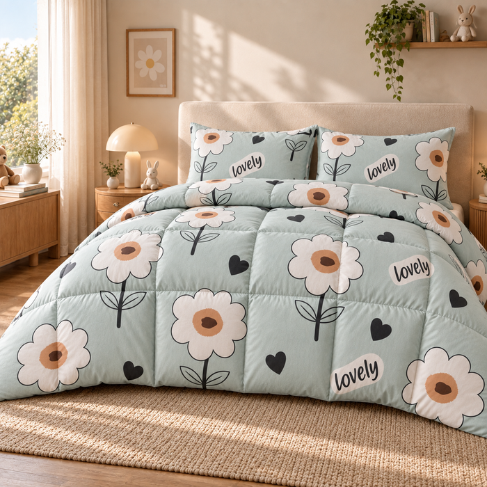 COLCHA HOME Daisy Love COLCHA LITTLE filled duvet.