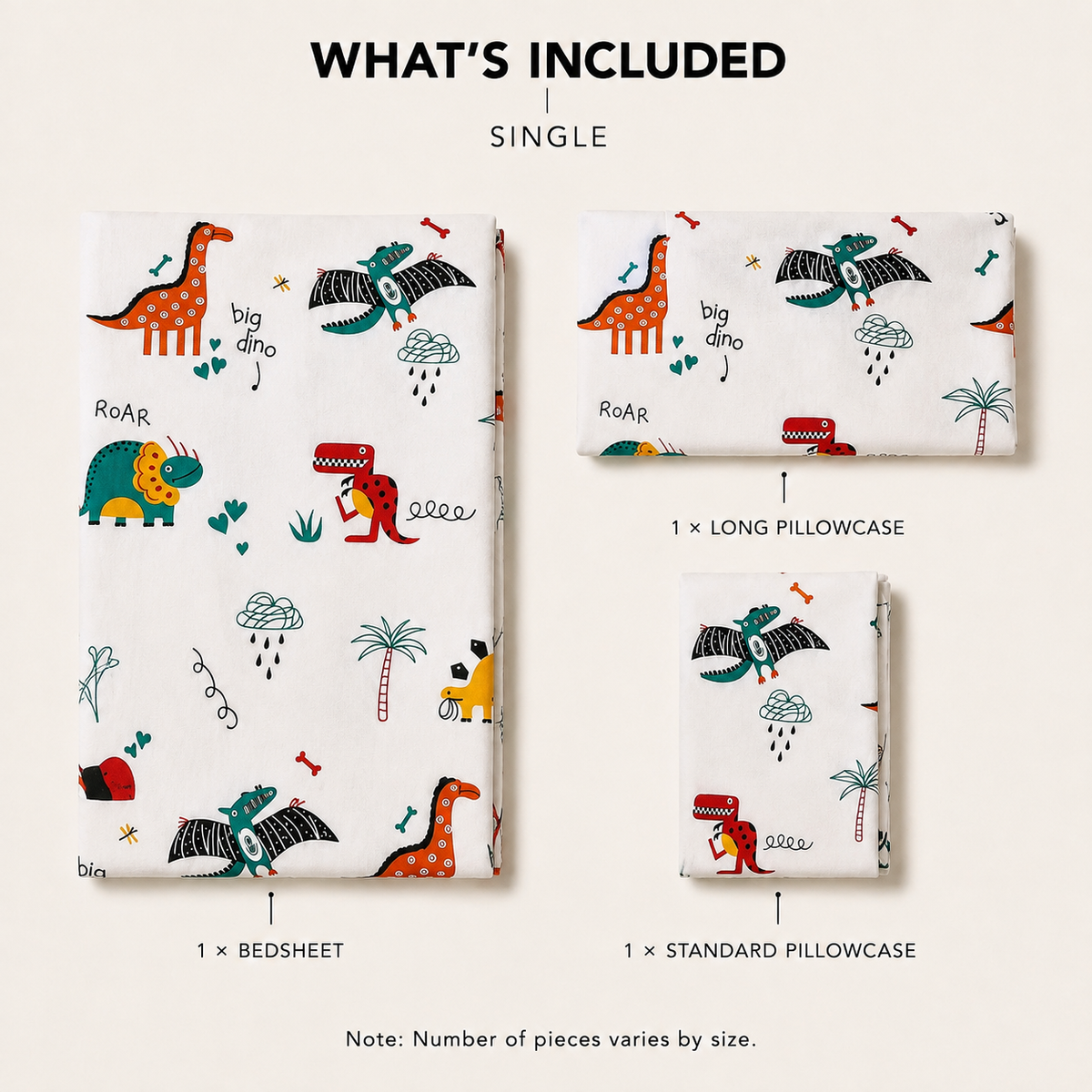 COLCHA LITTLE Dino Tales kids bedsheet