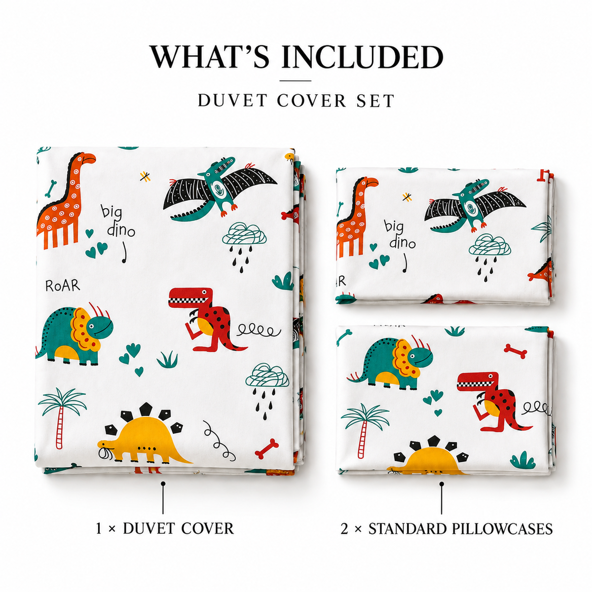 COLCHA LITTLE Dino Tales kids duvet cover