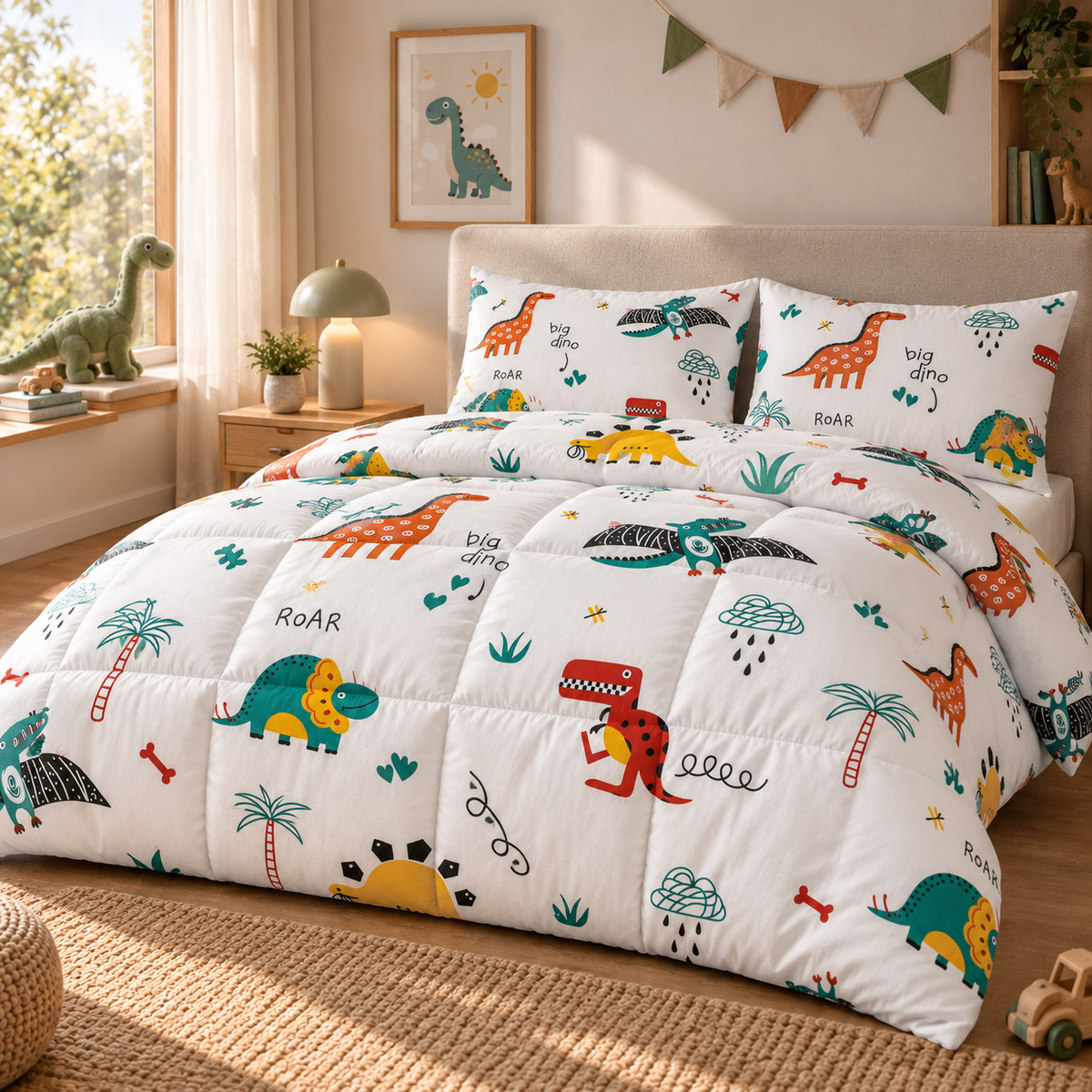 COLCHA HOME Dino Tales COLCHA LITTLE filled duvet