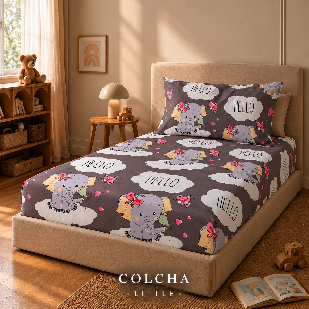 Dreamy Elephant bedsheet image 2