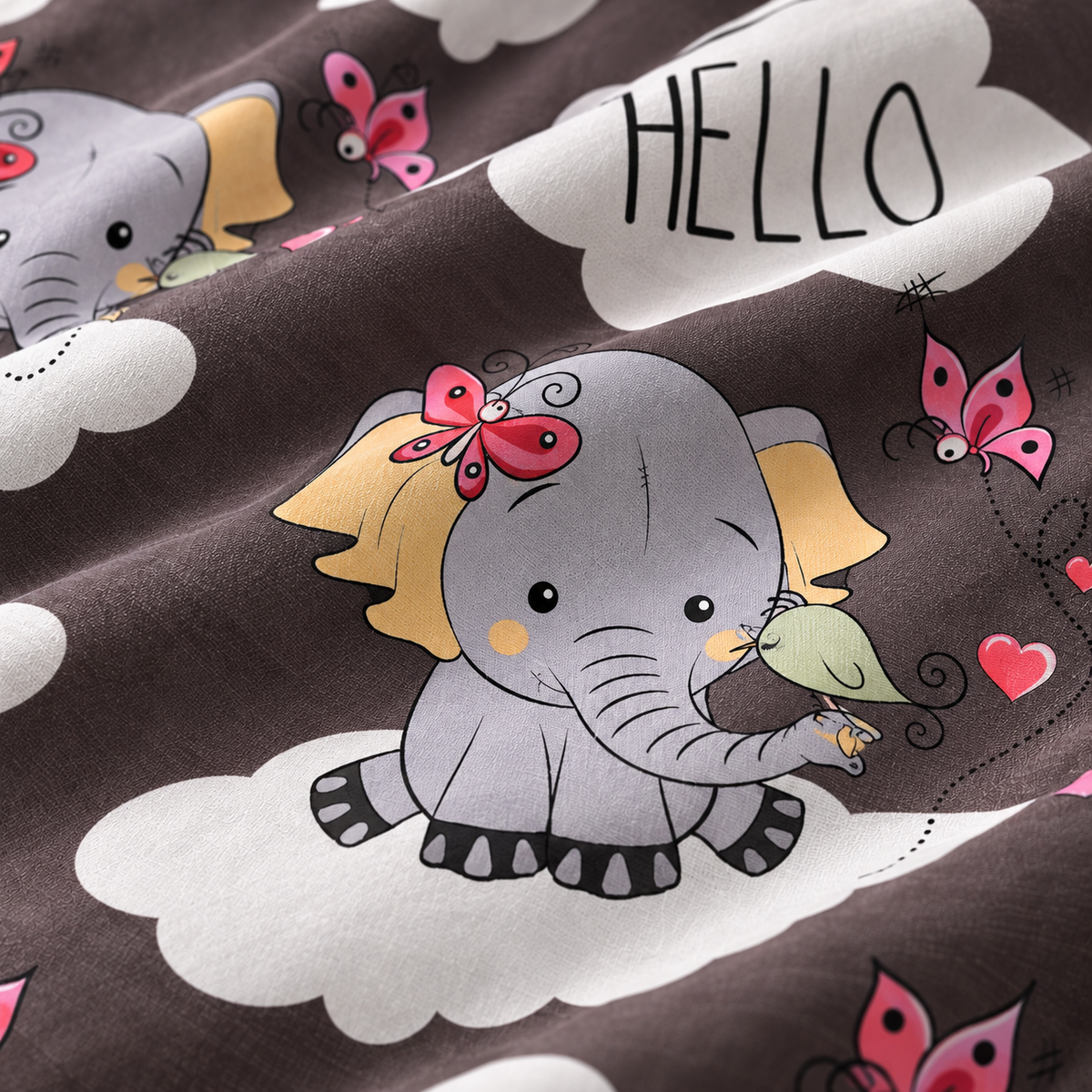 Dreamy Elephant bedsheet image 3