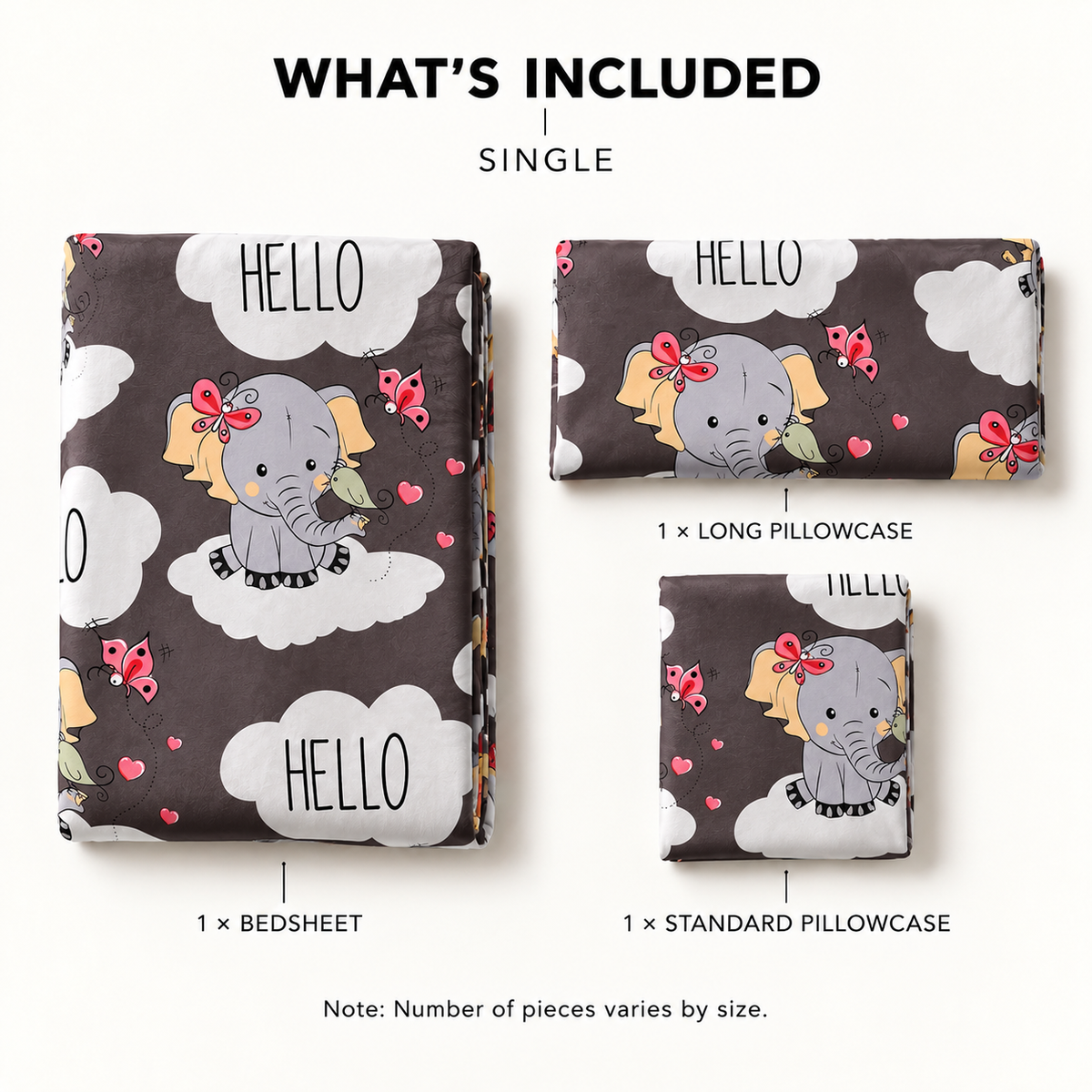 Dreamy Elephant bedsheet image 4