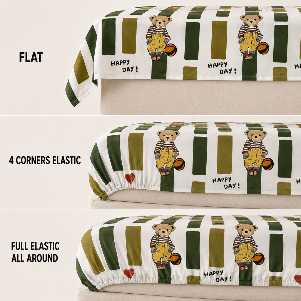COLCHA LITTLE Happy Bear kids bedsheet