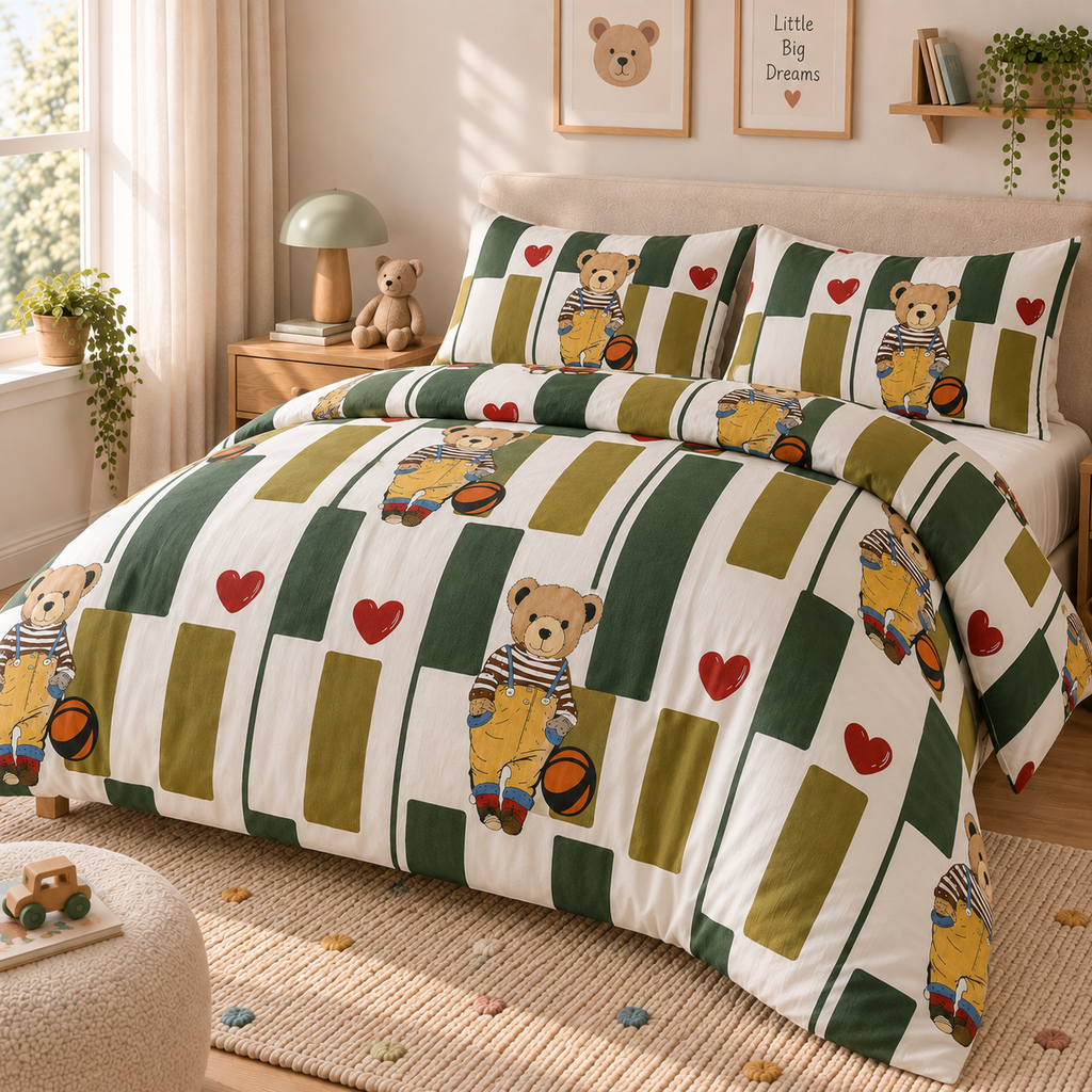 COLCHA LITTLE Happy Bear kids duvet cover