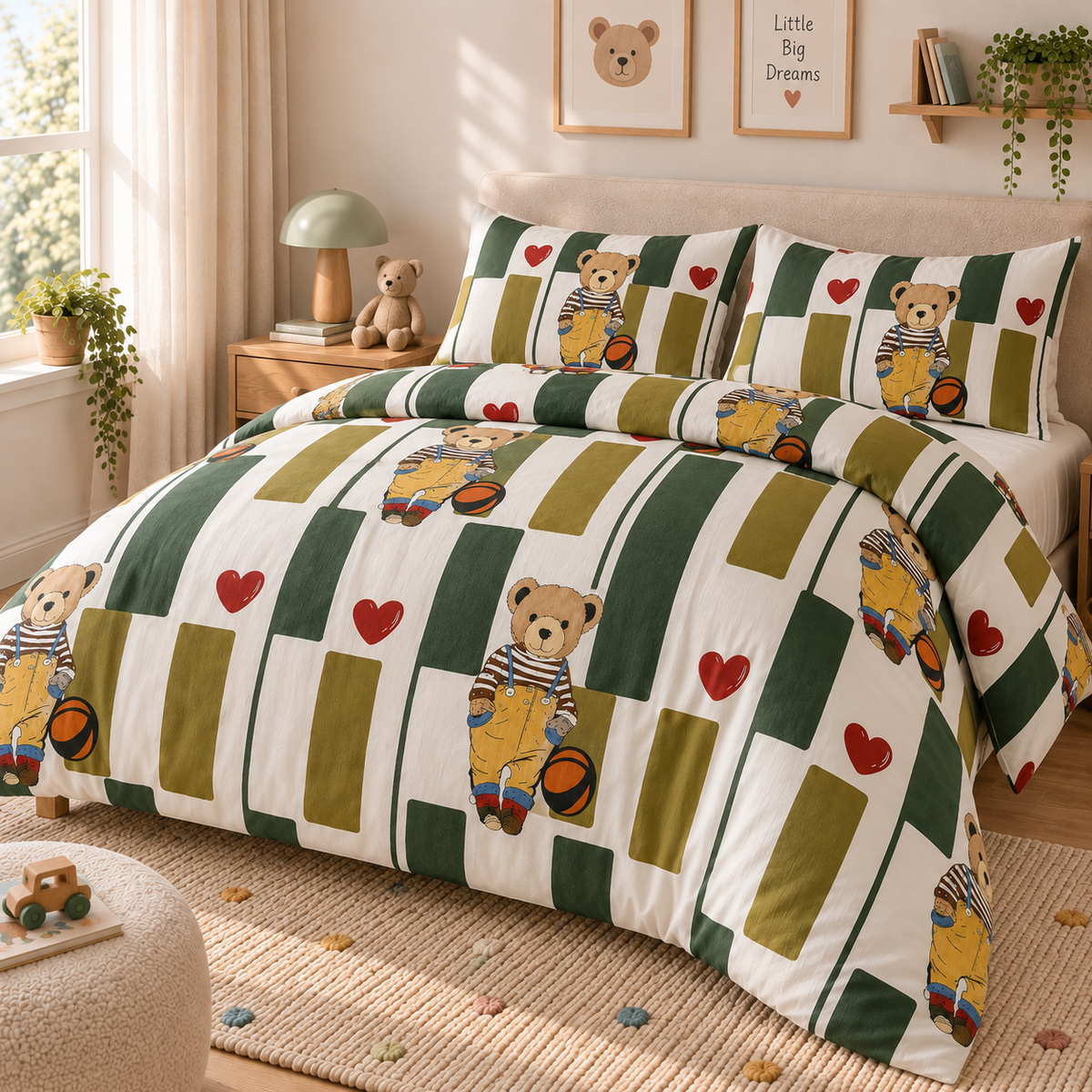 COLCHA LITTLE Happy Bear kids duvet cover