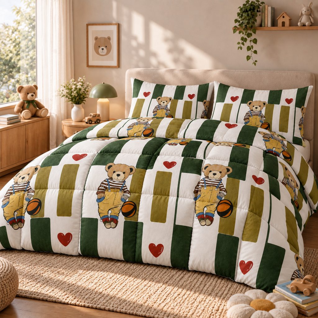 COLCHA HOME Happy Bear COLCHA LITTLE filled duvet