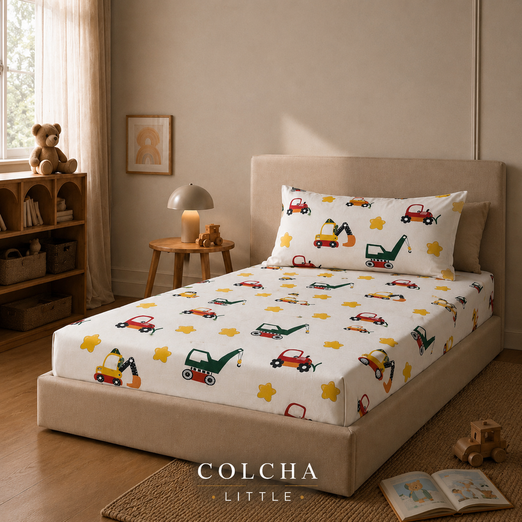 COLCHA LITTLE Little Builder kids bedsheet