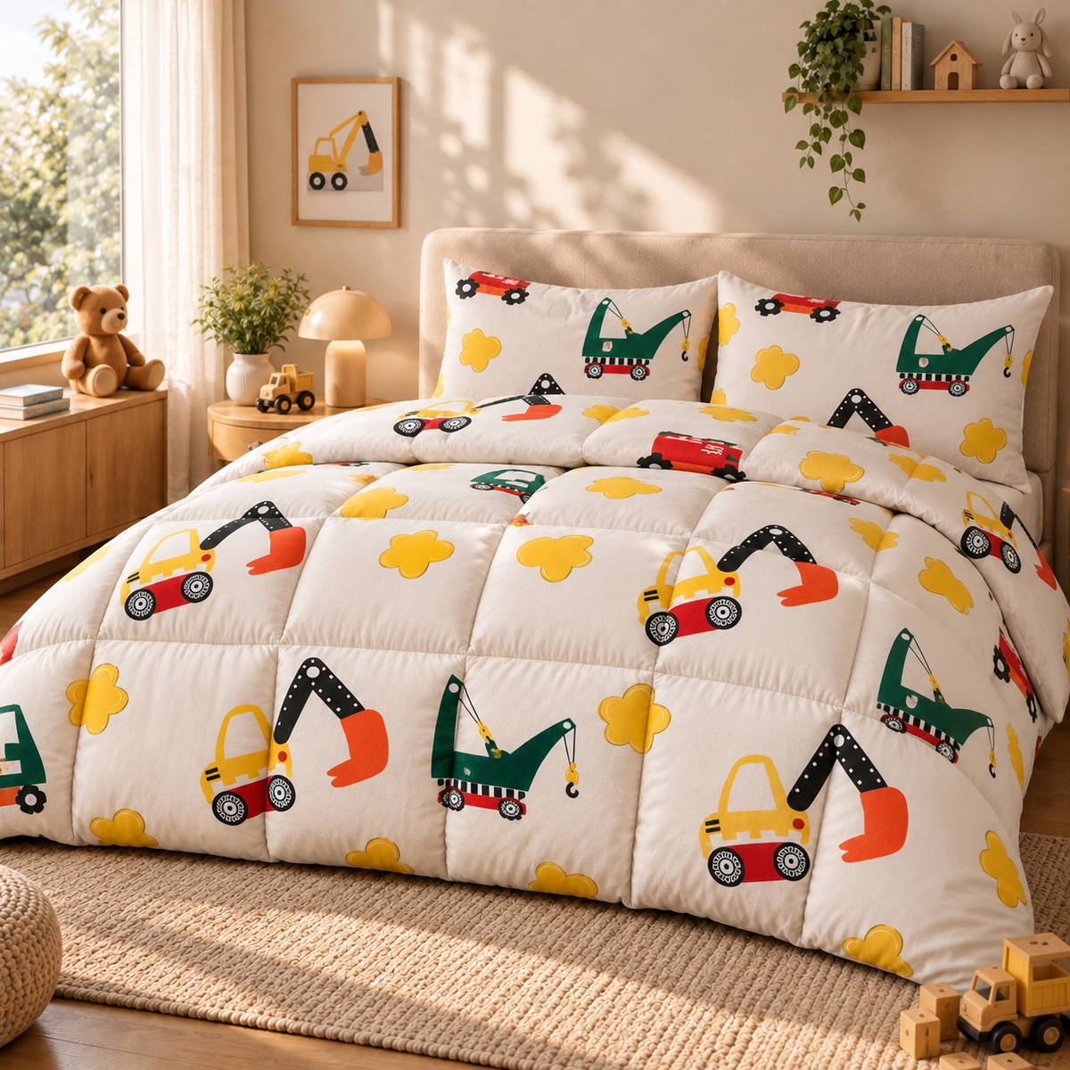 COLCHA HOME Little Builder COLCHA LITTLE filled duvet