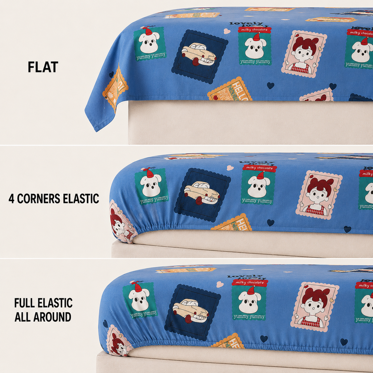 COLCHA LITTLE Sweet Stories kids bedsheet