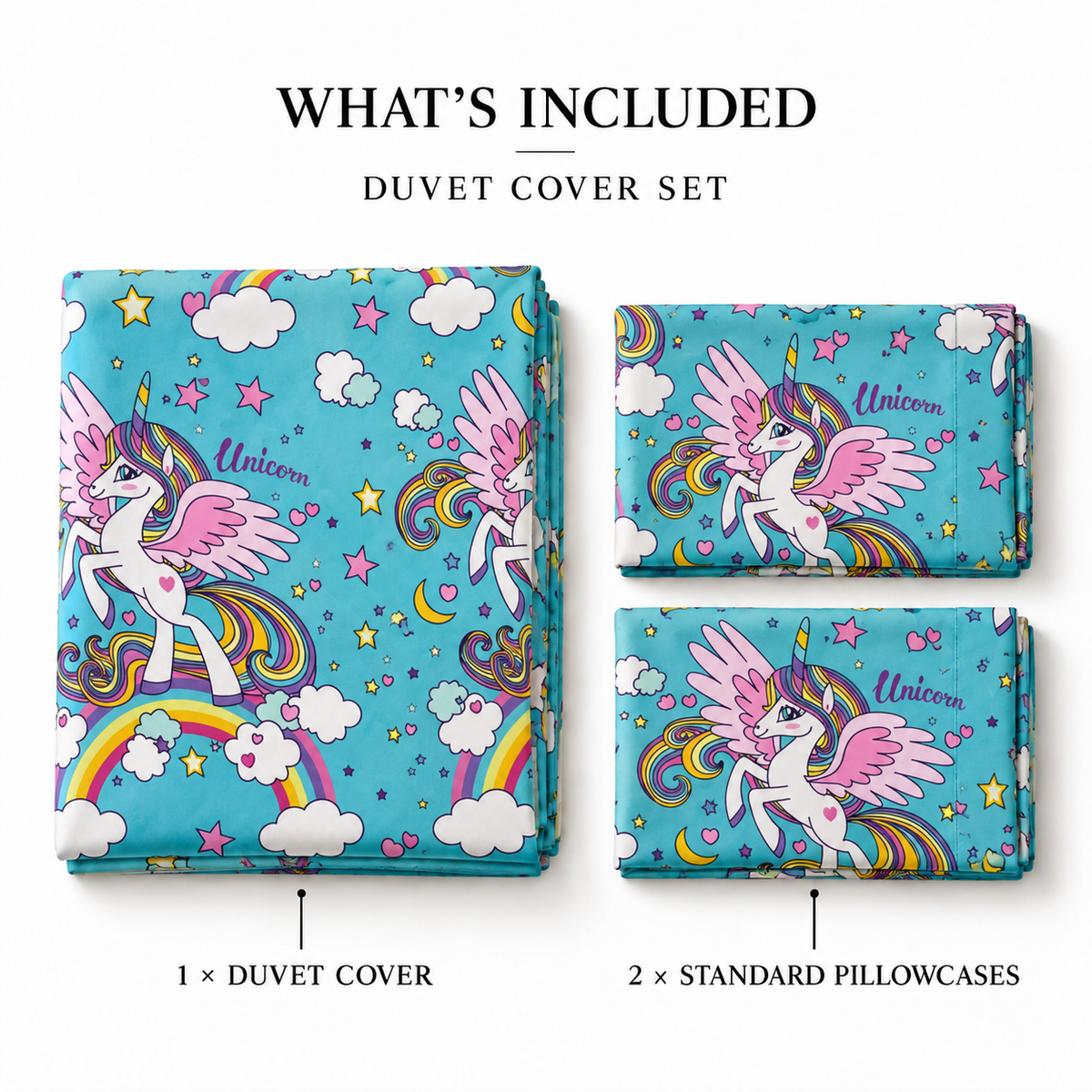 Unicorn Dreams Duvet Cover photo 3
