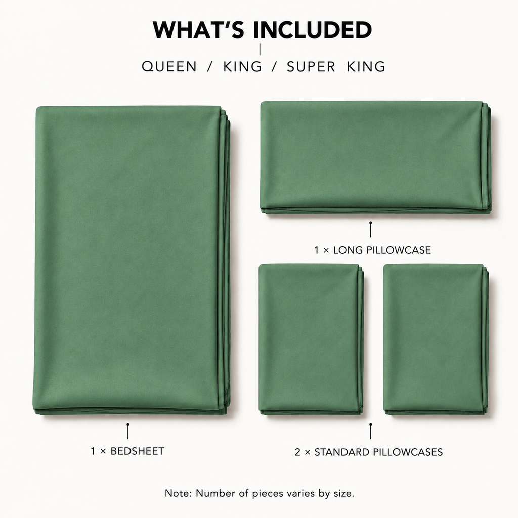 COLCHA HOME Sauge Pure Collection bedsheet