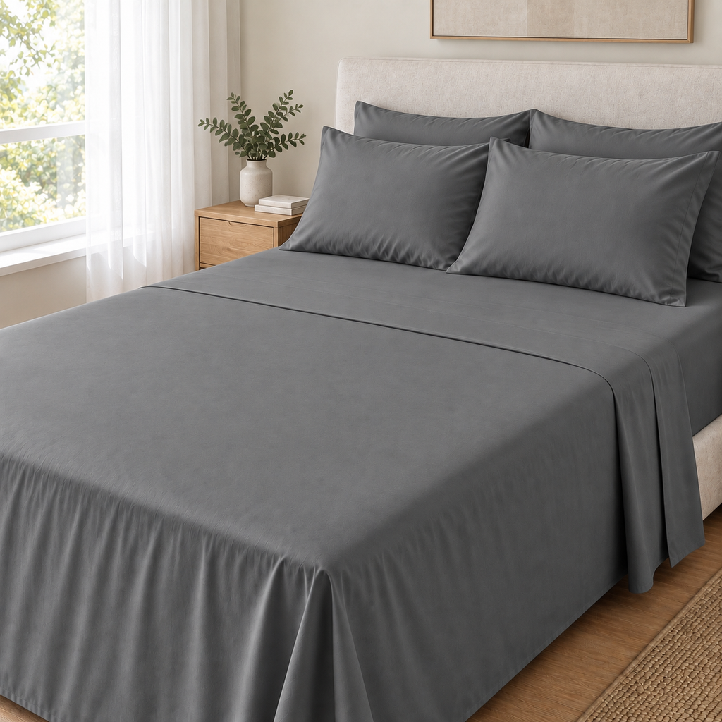 COLCHA HOME Ardoise Pure Collection bedsheet