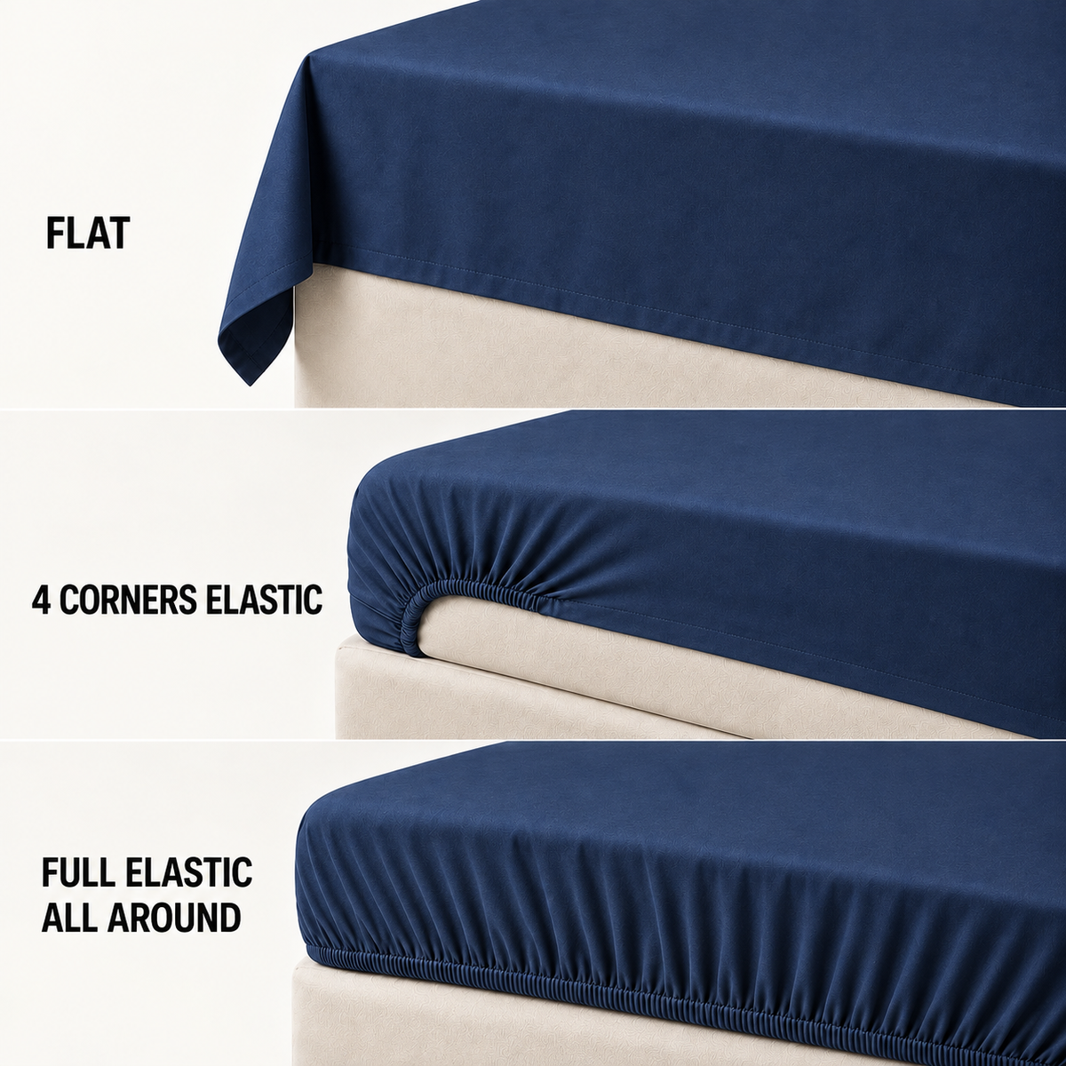 COLCHA HOME Minuit Pure Collection bedsheet
