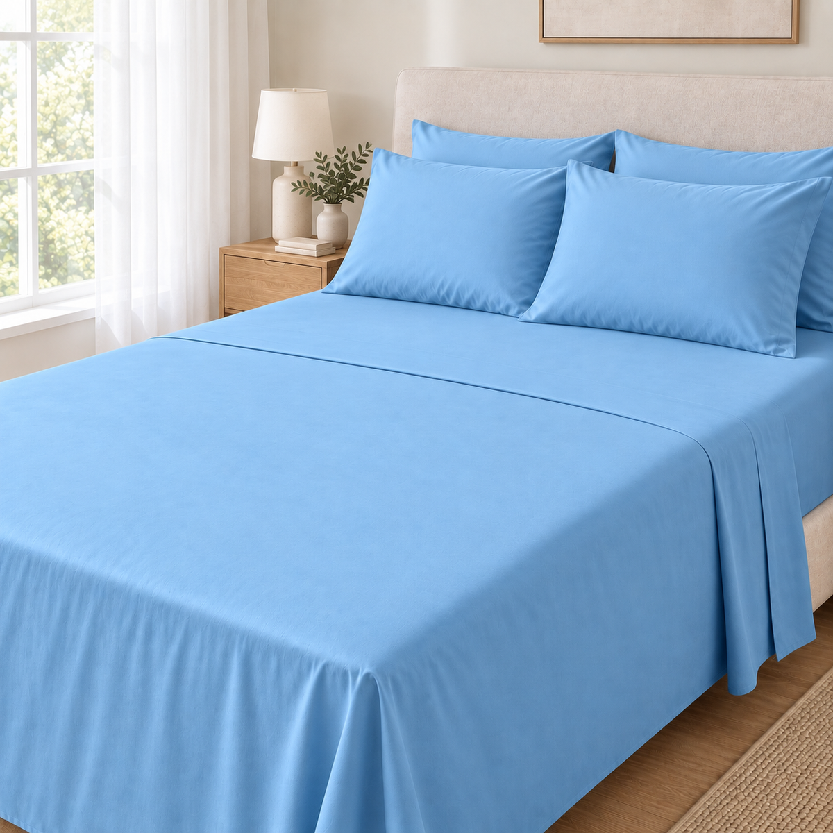 COLCHA HOME Azur Pure Collection bedsheet