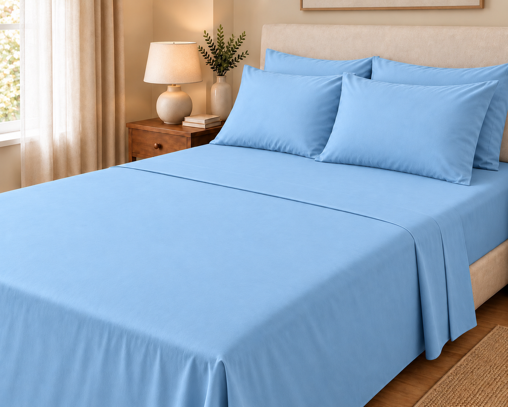 COLCHA HOME Azur Pure Collection bedsheet