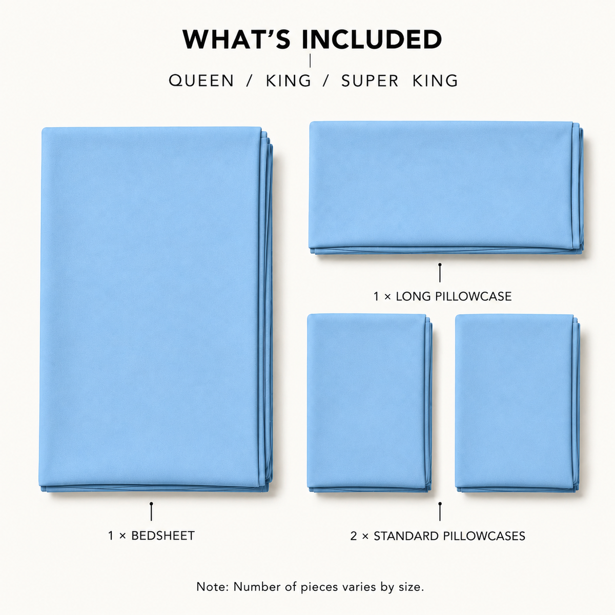 COLCHA HOME Azur Pure Collection bedsheet