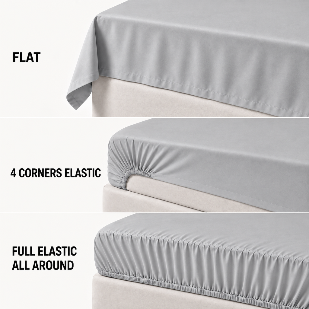 COLCHA HOME Perle Pure Collection bedsheet