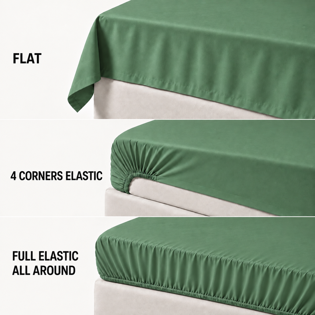 COLCHA HOME Sauge Pure Collection bedsheet