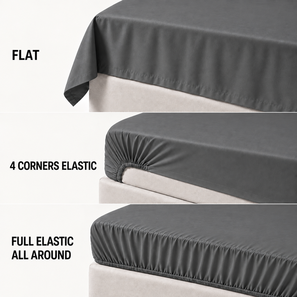 COLCHA HOME Ardoise Pure Collection bedsheet
