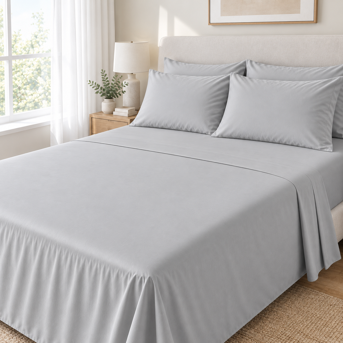 COLCHA HOME Perle Pure Collection bedsheet