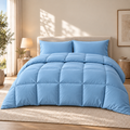 COLCHA HOME Azur Pure Collection filled duvet.