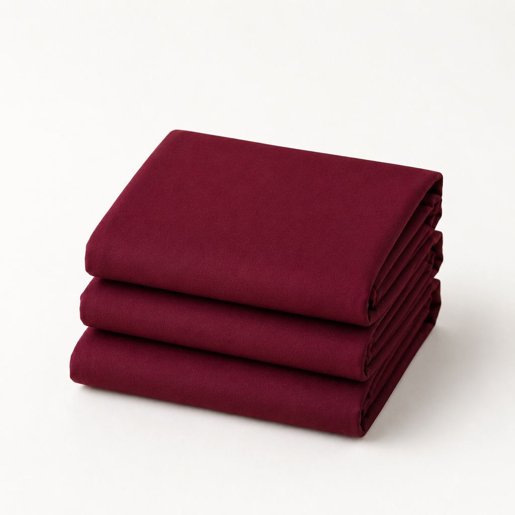 COLCHA HOME Bordeaux Pure Collection bedsheet