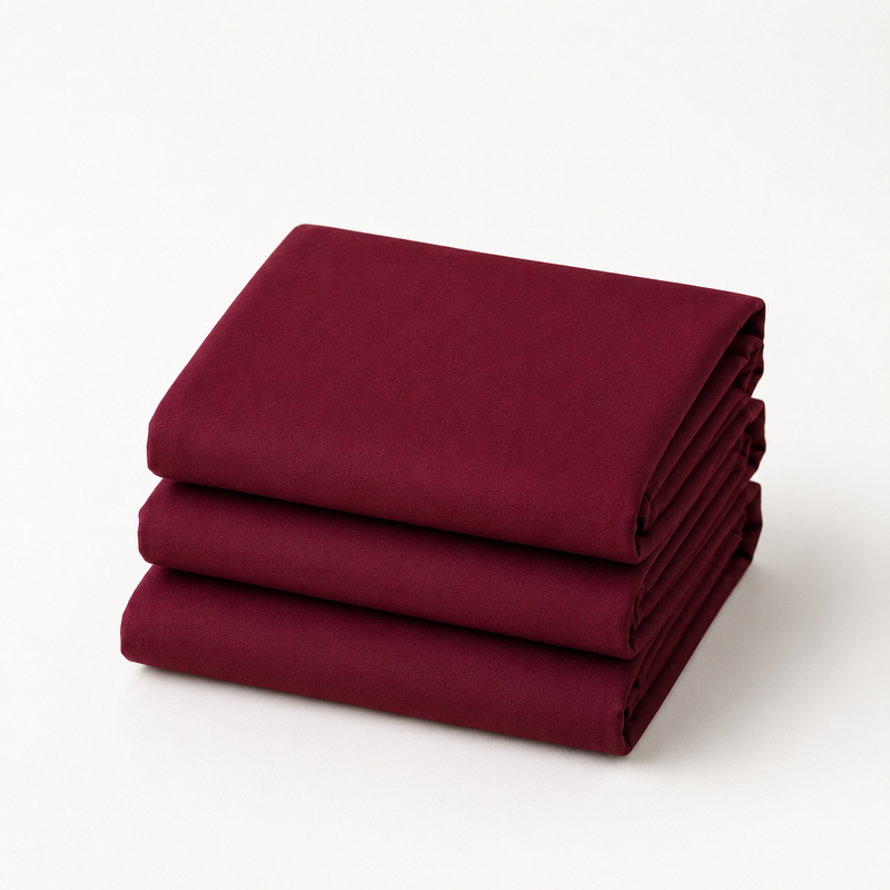 COLCHA HOME Bordeaux Pure Collection bedsheet