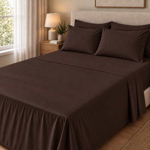 COLCHA HOME Cacao Pure Collection bedsheet