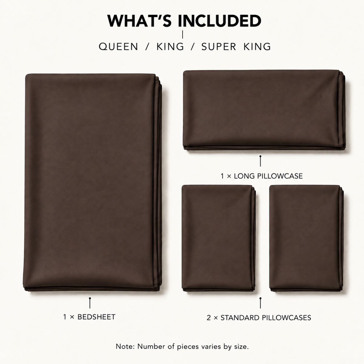 COLCHA HOME Cacao Pure Collection bedsheet