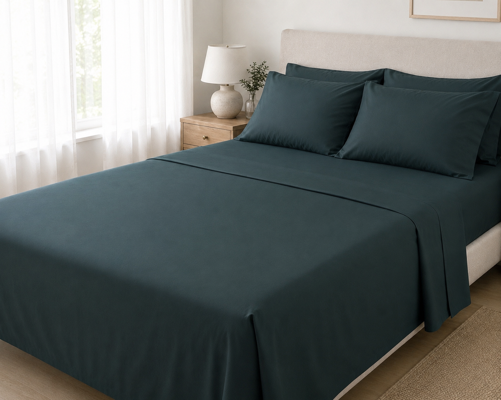 COLCHA HOME Émeraude Pure Collection bedsheet