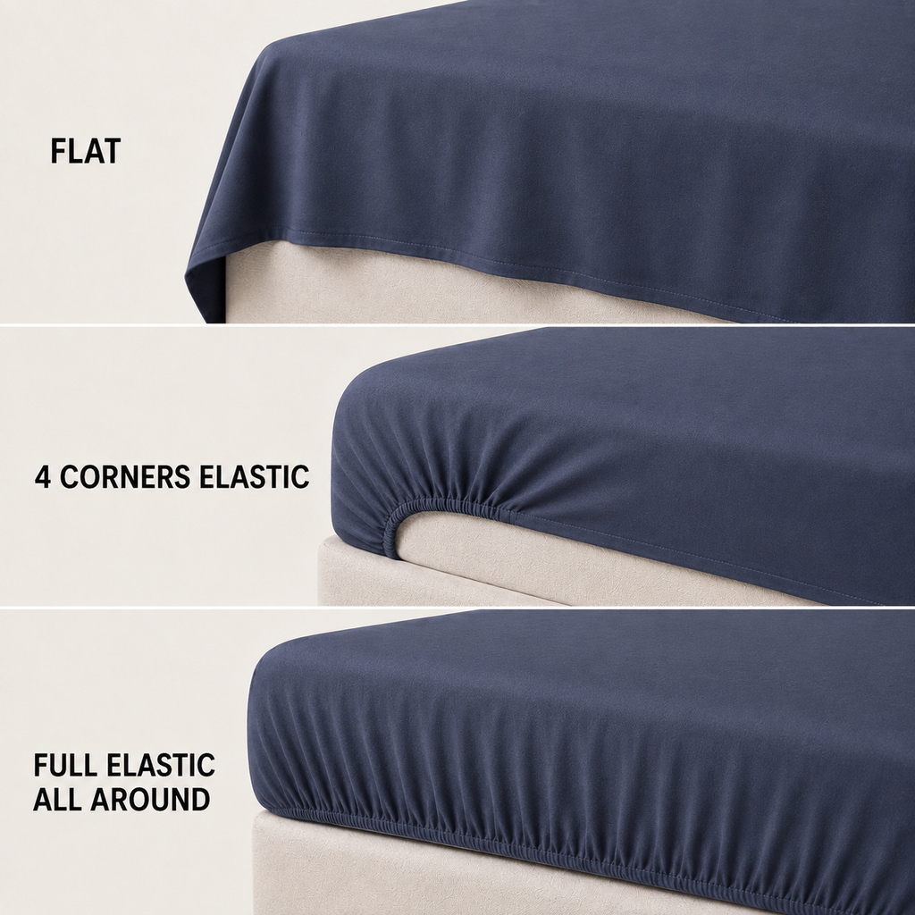 COLCHA HOME Graphite Pure Collection bedsheet