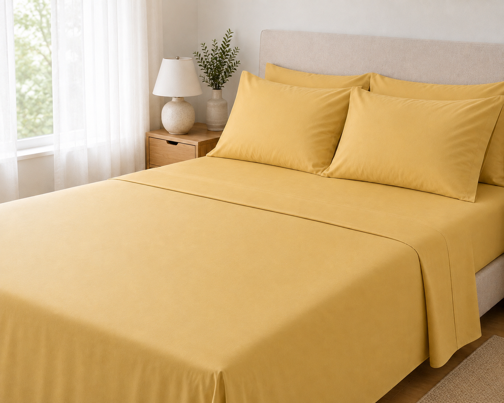 COLCHA HOME Lumière Pure Collection bedsheet